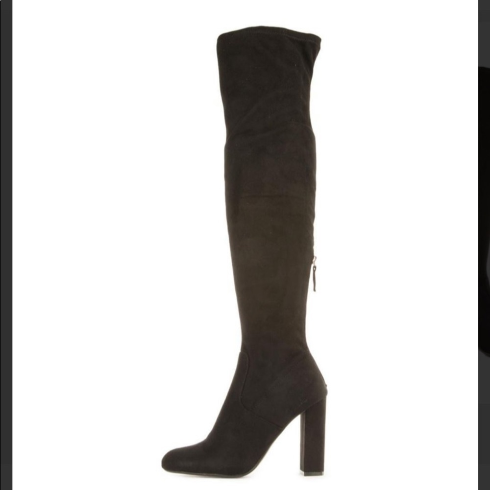 Steve Madden Black Over the Knee Boots